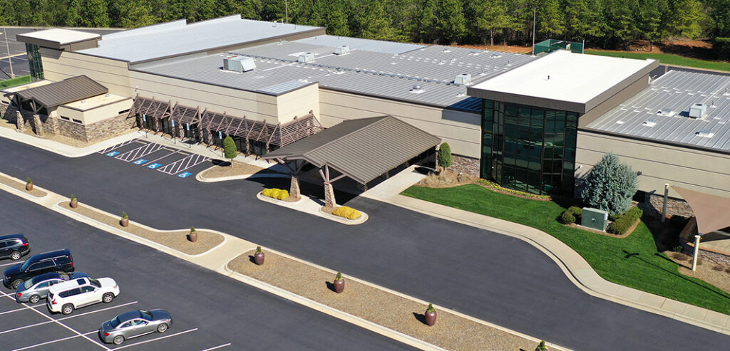 Exterior of Gateway Conference Center in Richburg, South Carolina